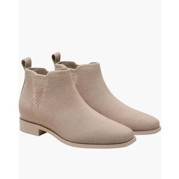 VIVAIA Shoes - VIVAIA Women's Ryan Slip-On Chelsea Boots Square Toe Warm Taupe 38 / US 7–7.5
